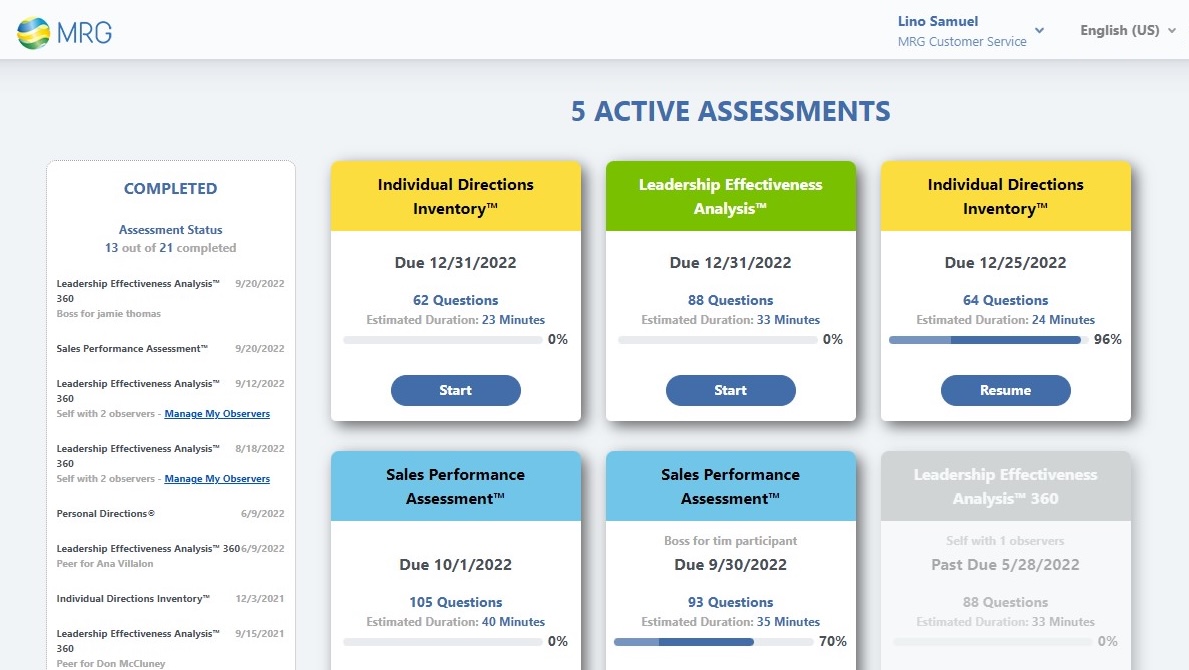 Participant Portal Redesign
